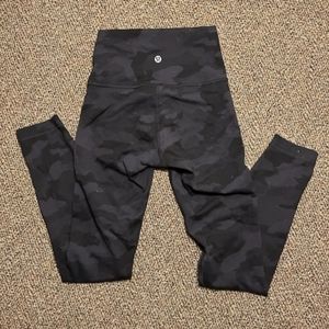 Lululemon Align Leggings size 2 in black camo